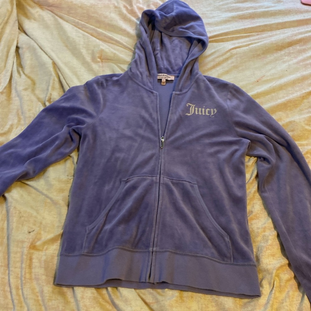 juicy couture velour zip up